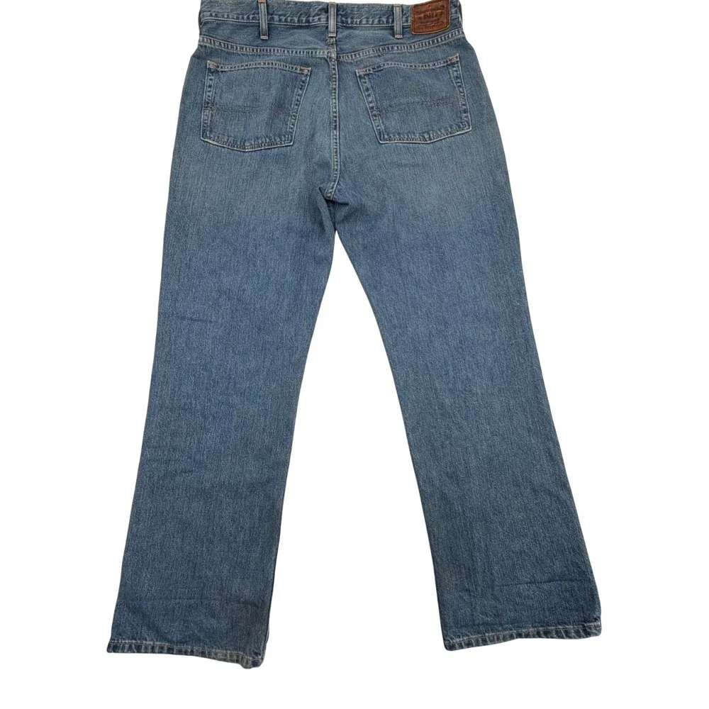 Polo Ralph Lauren Mens Authentic Dungarees Straight Leg Blue Jeans 36x30 Cotton